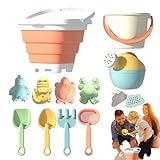 Strandspielzeugset – lustiges Sandspielzeug, inklusive Eimer | kreatives Spielsandspielzeug mit...
