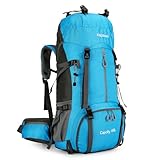 King'sGuard Wanderrucksack, 60 l, wasserdicht, Camping-Rucksack für Herren, Outdoor, Klettern,...