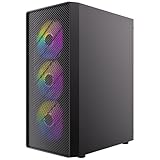 ANTEC AX26 RGB Elite PC Gehäuse Midi Tower Gaming ATX, schwarz