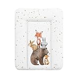 Ceba Baby® weiche Wickelauflage 50x70 cm - Baby Wickelunterlage - Wickeltischauflage für Junge und...