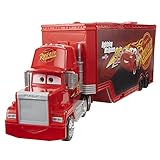 Disney Pixar Cars HDC75 - Tuning Mack Spielset, 2-in-1 Spielzeugtruck und Tuning-Station mit...