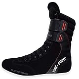 FOX-FIGHT Extreme Boxstiefel aus echtem Leder professionelle hochwertige Qualität Boxen Boxing...