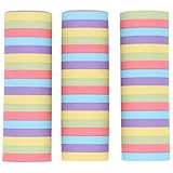 Folat 27775 Geburtstag und Party Dekoration Buntes - Serpentinen - Stripetastic - 4 m - 3 Stück -...