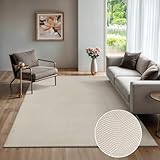 the carpet Rio - moderner und weicher Teppich Wohnzimmer Schlafzimmer mit Anti-Rutsch-Rücken und...
