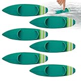 Generisch Mini Surfboard - 6 Stücke Kleine Surfboards - Kinder Sammelspielzeug Für Autofenster...