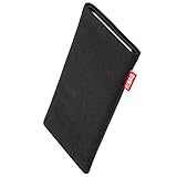 fitBAG Rave Schwarz Handytasche für Sony Xperia 1 VI Tasche aus Textil-Stoff mit...