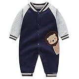 Neugeborene Strampler Baby Spielanzug Jungen Mädchen Schlafanzug Baumwolle Overalls, 0-3 Monate