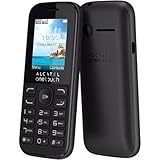 Alcatel OT-1052G One Touch 1052 Handy - schwarz - Bluetooth, VGA-Kamera für Fotos und Videos,...