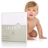 Laleni Inkontinenzunterlage wasserdicht & atmungsaktiv 70x100 cm für Babys | Molton...