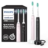 Philips Sonicare 3100 elektrische Zahnbürste, Schallzahnbürste, Andruckkontrolle und Timer, Sugar...