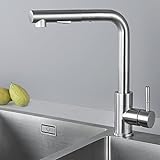 CECIPA Hochdruck Wasserhahn Küche Ausziehbar, Küchenarmatur mit Brause Zwei Wasserstrahlarten,...