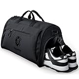 Sporttasche & Reisetasche für Damen und Herren mit Schuhfach & Nassfach | Tasche für Sport,...