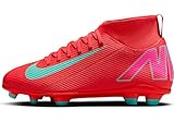 NIKE Unisex Kinder Jr. Mercurial Superfly 10 Club Sneaker, Ember Glow Aurora Green, 36.5 EU