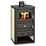 Kaminofen, Holzofen Wasserführend Prity S2 W10, Leistung 13.3kW