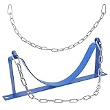 Gogogmee Gasflaschenhalterung Wandhalter Stahl mit Sicherheitskette und Schrauben für Industrie...