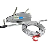 TRUTZHOLM Forstwinde Forstseilwinde mit 20 m Kabel, 800 kg Kapazität (800kg)