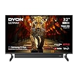 DYON ULTIMAX 32H-TI-WS - 32 Zoll (80 cm) Smart TV mit Samsung Tizen OS und Soundboost, Triple Tuner...