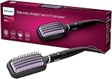 Philips StyleCare Essential Glättbürste BHH880/00 Extra großer Bürstenbereich,...