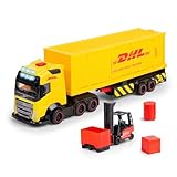 Dickie Toys - Volvo DHL Truck FH16 (35 cm) - Post- & Paket-Transporter für Kinder ab 3 Jahre,...