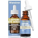 Wansiven Koffein Augenserum, Anti Falten Augen serum, Augenlifting und glättende mit Hyaluronsäure...