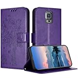 JayModCase Hülle für Samsung Galaxy S5, Leder Klapphülle Schutzhülle mit [Kartenfach]...