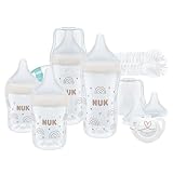 NUK Perfect Match Perfect Start Babyflaschenset | Ab 0 Monate | Passt sich dem Baby an | 4...