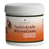 CristinenMoor Teufelskralle WärmeCreme extra stark mit Arnika 200 ml I Wärmesalbe für Nacken und...