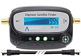 [Test SEHR GUT *] Anadol SF33 Black LCD digital Satfinder - digitales Satelliten Messgerät - zum...