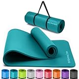 KG Physio Yogamatte Rutschfest und Gepolstert - Yoga Matte mit Tragegurt, Fitnessmatte, Turnmatte,...