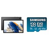 Samsung Galaxy Tab A8, Android Tablet, WiFi, 7.040 mAh Akku, 10,5 Zoll TFT Display + Samsung EVO...