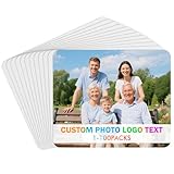 Personalisierbares Mauspad mit Foto und Text, rutschfestes Neopren-Mauspad für Büro, Zuhause und...