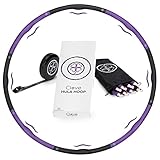 Clove ® Hula Hoop Reifen 1,2kg für Erwachsene zum Abnehmen inkl. Tasche & Maßband | Hula-Hoop mit...