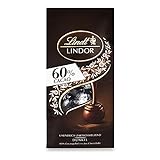 Lindt Schokolade LINDOR Kugeln 60% Kakao Extra Dunkel | 136 g Beutel | feinherbe Schokolade |...