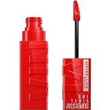 Maybelline New York flüssiger Lippenstift, Liquid Lipstick mit 16 Stunden Halt und glänzendem...