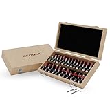CSOOM 25-teilige professionelle Holzbearbeitung Router Bit mit Hartmetall-Trimmer, Holzbearbeitung...