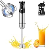AXFEE Stabmixer, 1000W Pürierstab mit 21 einstellbaren Geschwindigkeiten und Turbo-Modi,...