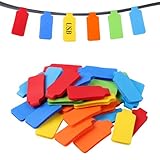 36 Stück Kabelbeschriftung, Kabel Beschriftung Nylon Kabeletiketten 6 Farben Kabelmarkierung...