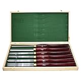 Holzmeißel , 6-teiliges Drechselmeißel-Set, Drechseleisen-Drehmaschine mit...