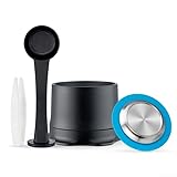 Edelstahl-Kaffeekapsel für bequeme und umweltfreundliche Verwendung (Kaffeepad, Dosiertrichter-Set,...