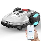 YARDCARE E400 Mähroboter mit App Steuerung,Max. bis zu 400m²,Rasenmäher Roboter mit Regensensor,...