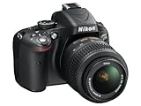 Nikon D5100 SLR-Digitalkamera (16 Megapixel, 7.5 cm (3 Zoll) schwenk- und drehbarer Monitor,...