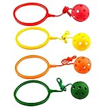 4 Stücke Sport Schaukel Ball Hüpfring Bälle Fitness Springseil Knöchel Überspringen Spielzeug...