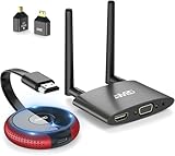 Wireless HDMI 4K/5G, Wireless HDMI Transmitter and Receiver, VGA&HDMI Doppelbildschirm...