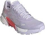 adidas Terrex Agravic Ultra Trail Running Shoes - Women's Purple Tint/Purple Tint/Solar Red 10