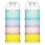 4 Schicht Milch Pulver Spender, Formel Milchpulver-Portionierer，Säuglingsnahrung...