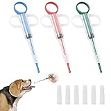 Vesaneae 3 Stücke Tablette Feeder, Haustier Medikamenten Spritze, Haustier Spritze Pet Pill Tablet...