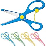 Enid Store Kinderschere ab 2 Jahre mit Sicherung | Rechts- und Linkshänder Kinder Schere mit Feder...
