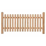 Vorgartenzaun Lärche 180x80 cm – Holzzaun-Set GENUA für DIY Selbstmontage – PEFC-zertifiziert,...