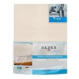 SETEX Molton Matratzenschutz, 180 x 200 cm, Eckgummis, Matratzenschoner aus 100 % Baumwolle, Basic,...