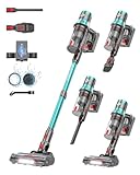Dsoope Akku Staubsauger YU7 580W, 47000Pa Staubsauger Kabellos Bis zu 70 Minuten Laufzeit,...
